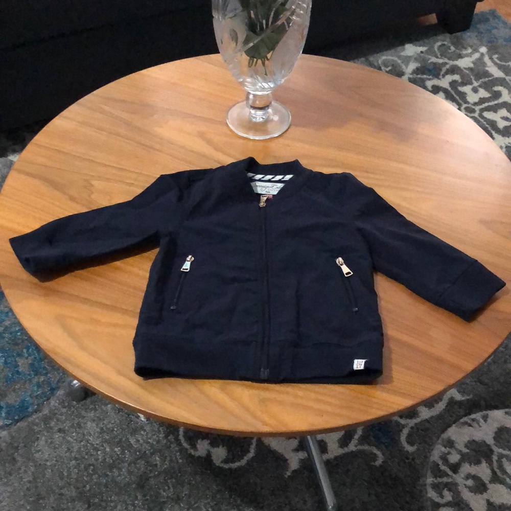Navy Blue Boy Jacket Size 24 Months